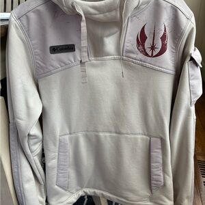 Exclusive Columbia Star Wars White Hoodie